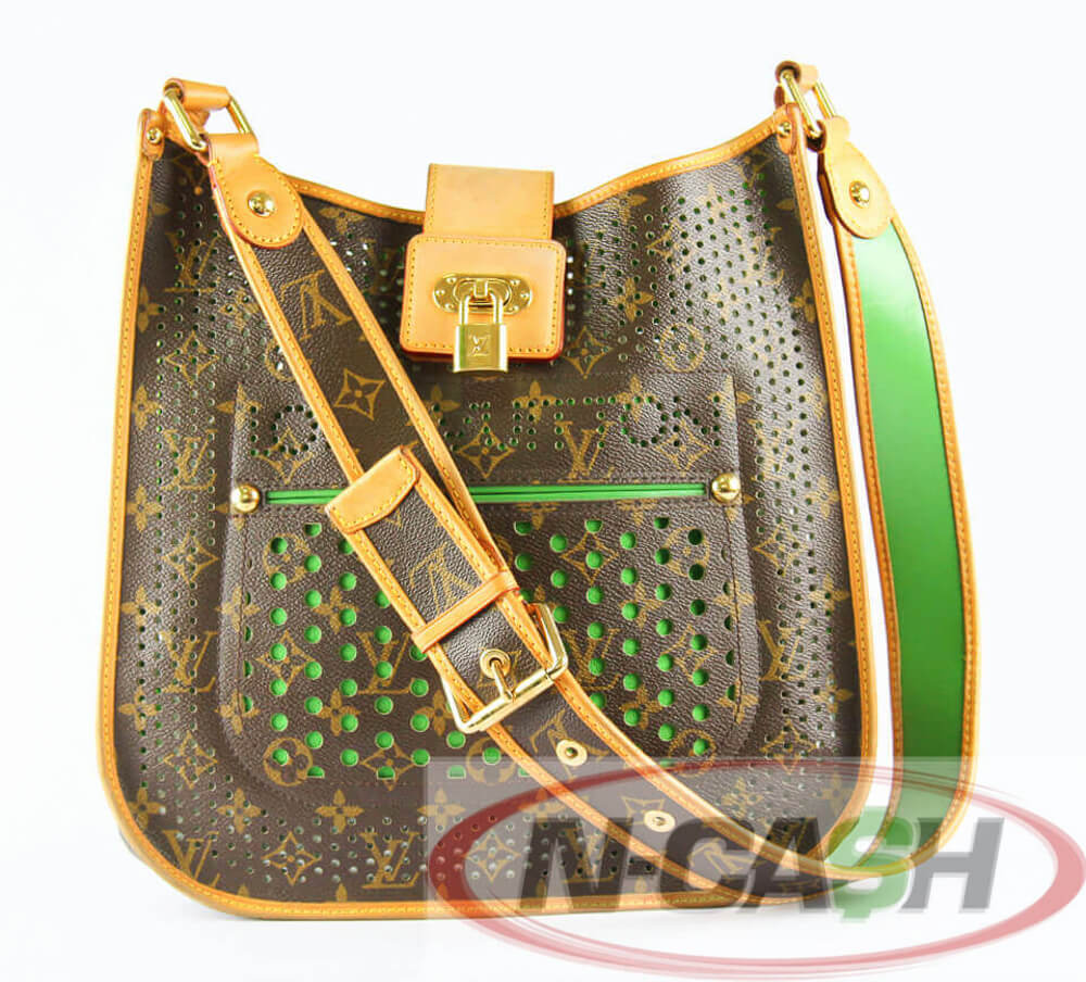 Louis Vuitton Monogram Perforated Musette Green 589329