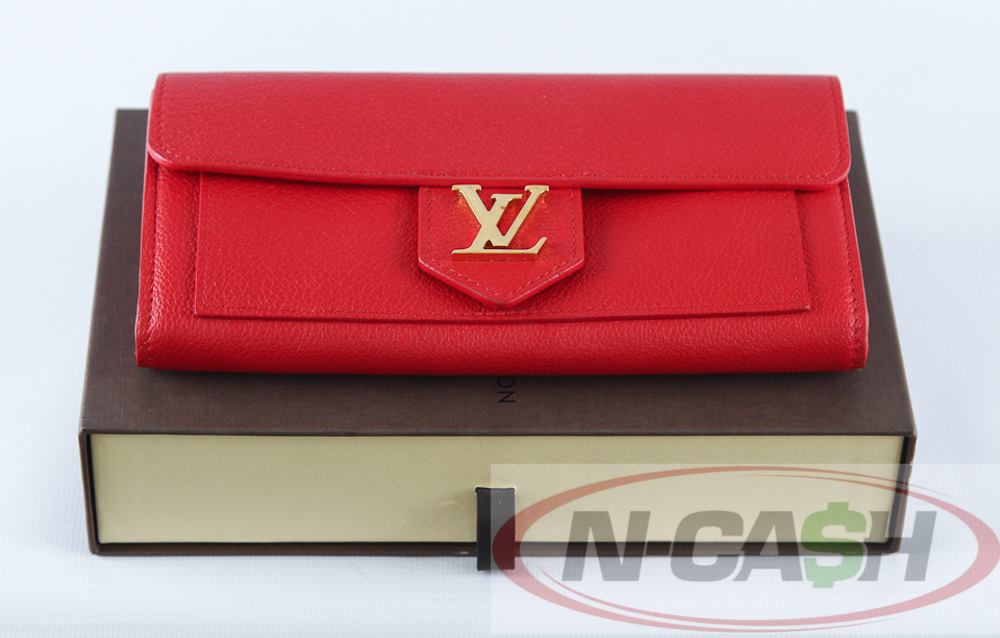 Louis Vuitton, Bags, Louis Vuitton Authentic Rubis Calfskin Leather Lockme  Ii Bag