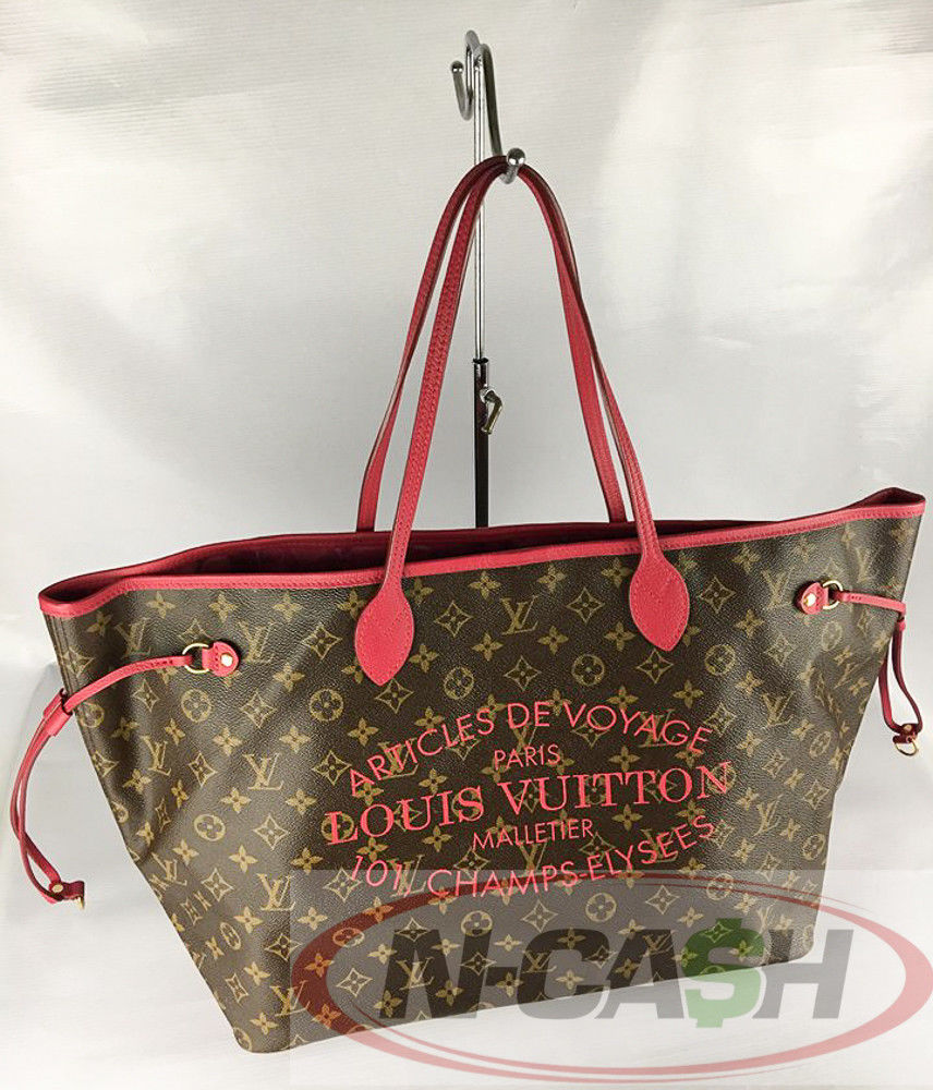 Louis Vuitton, Bags, Sold Authentic Louis Vuitton Neverfull Ikat