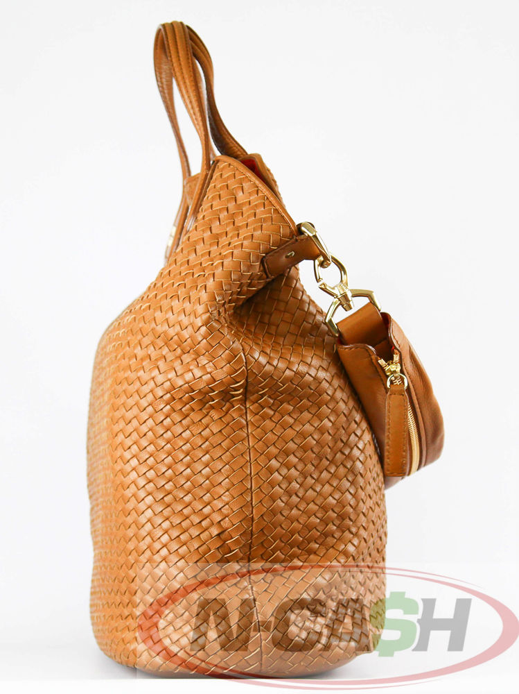 Leather Woven Bag -  UK