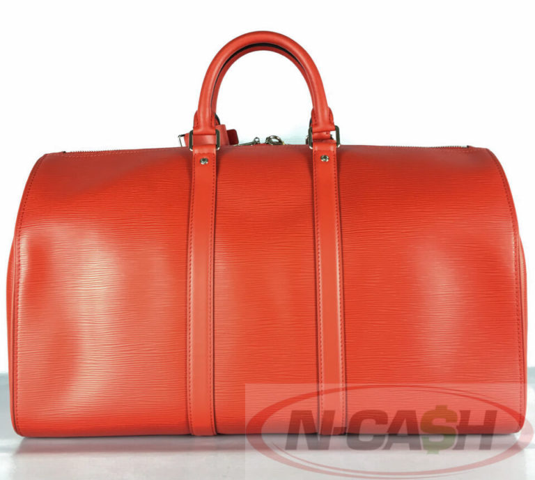 louis vuitton x supreme keepall bandouliere epi 45 red