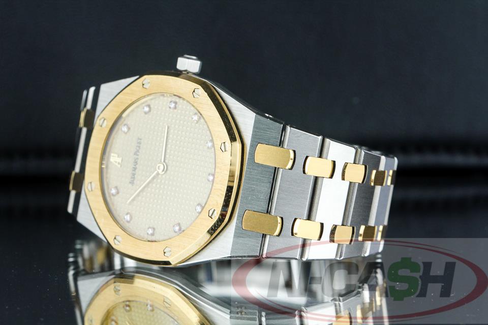 Audemars Piguet Royal Oak Steel and 18K Gold Midsize N Cash