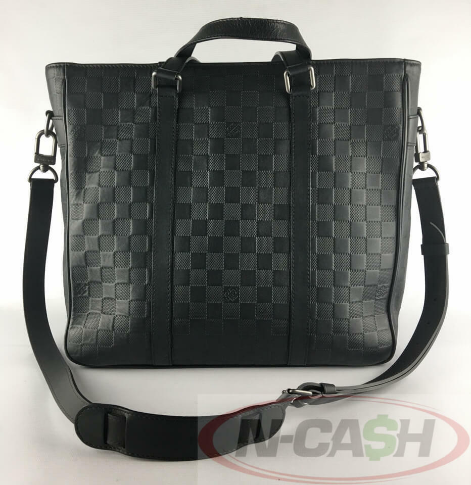 Louis Vuitton Damier Infini Tadao Black Leather Bag | N-Cash