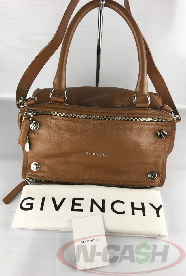 Givenchy Pandora Bolt Stud Calf Leather Medium Bag N Cash