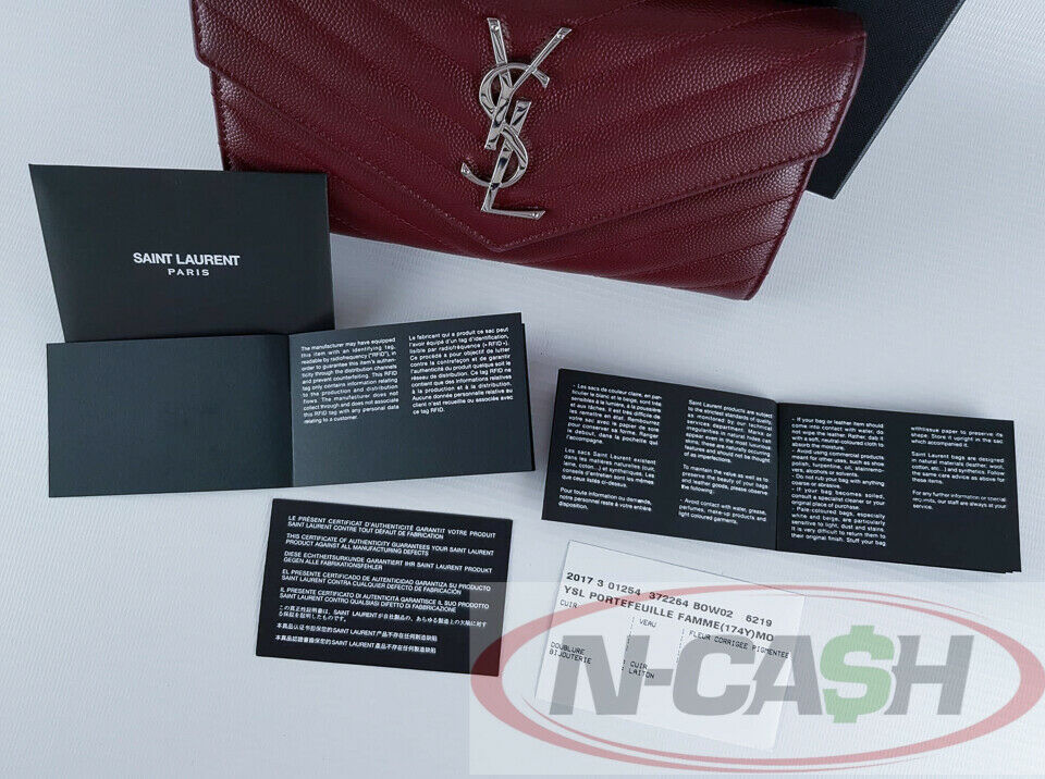 saint laurent large monogram saint laurent flap wallet