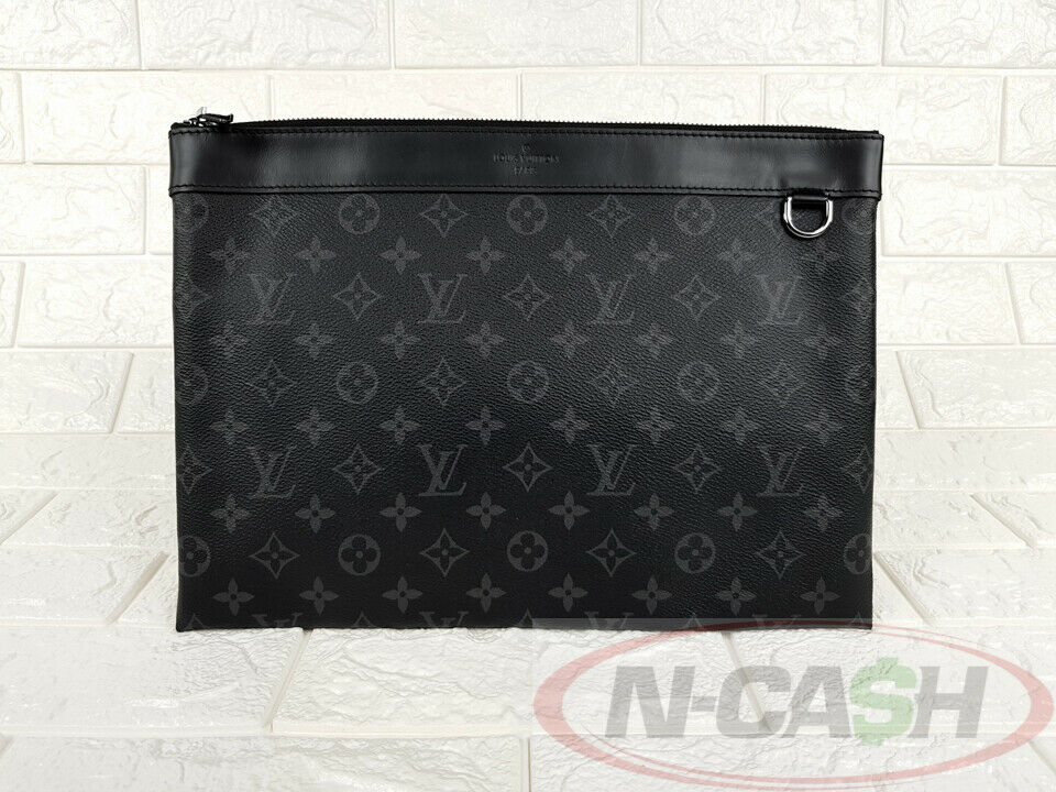 Louis Vuitton 2020 pre-owned Monogram Eclipse Discovery clutch