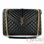 YSL Mix Matelasse Grain De Poudre Large Envelope Bag_pawnshop