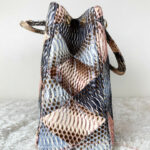 Christian Dior Snakeskin Patchwork Diorissimo Bag_pawnshop2