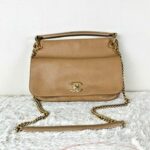 Chanel Large Flap with Top Handle Leather Bag_pawnshop