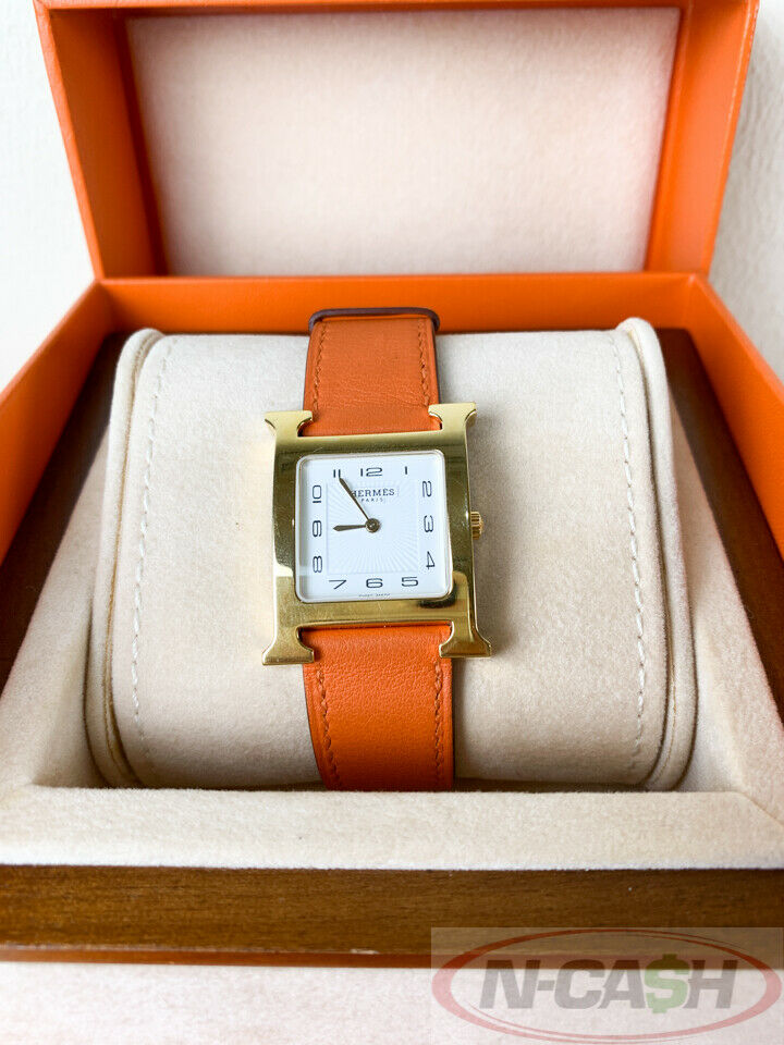 Hermes discount watch orange