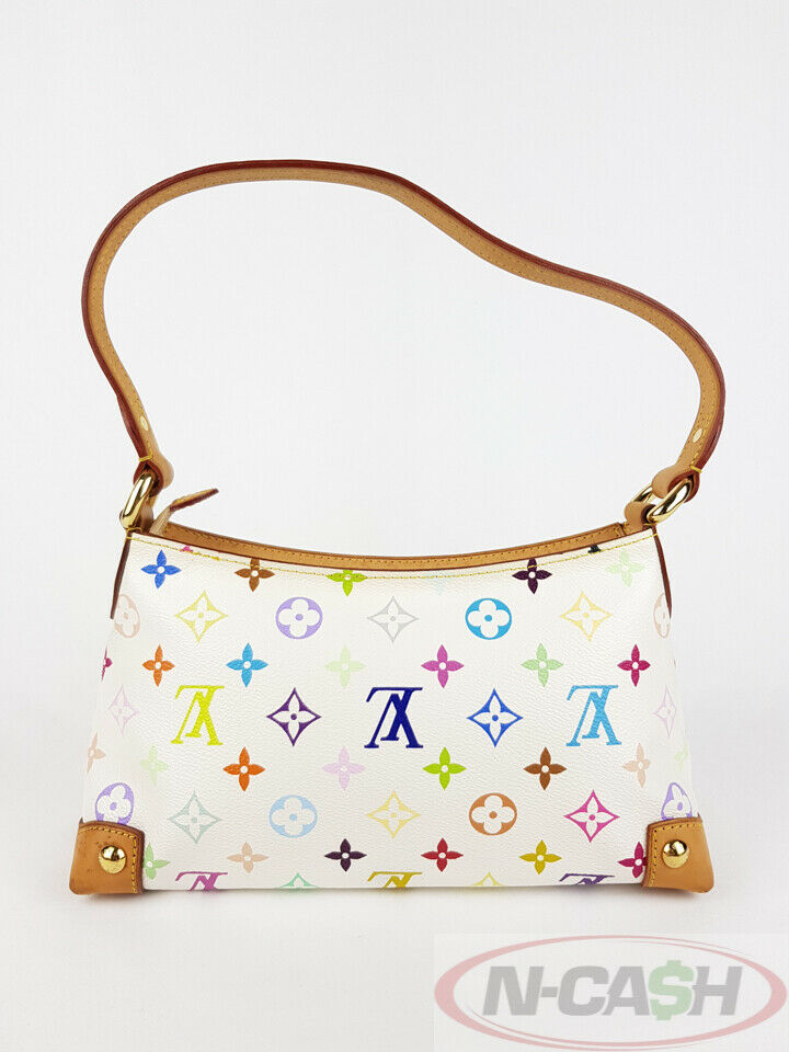 How Can You Tell Authentic Louis Vuitton Eliza White Multicolor Bag? Where  to Find the Date Code? 