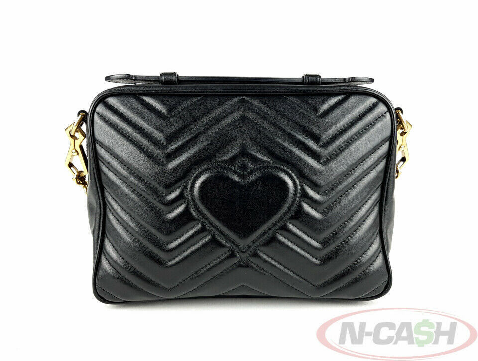 Gucci black best sale quilted purse