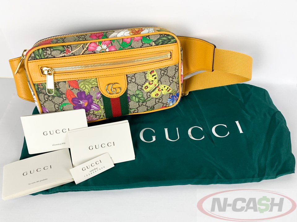 Gucci butterfly store fanny pack