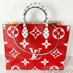 LOUIS VUITTON Onthego Red Reverse Monogram Giant GM Bag_pawnshop