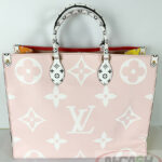 LOUIS VUITTON Onthego Red Reverse Monogram Giant GM Bag_pawnshop1