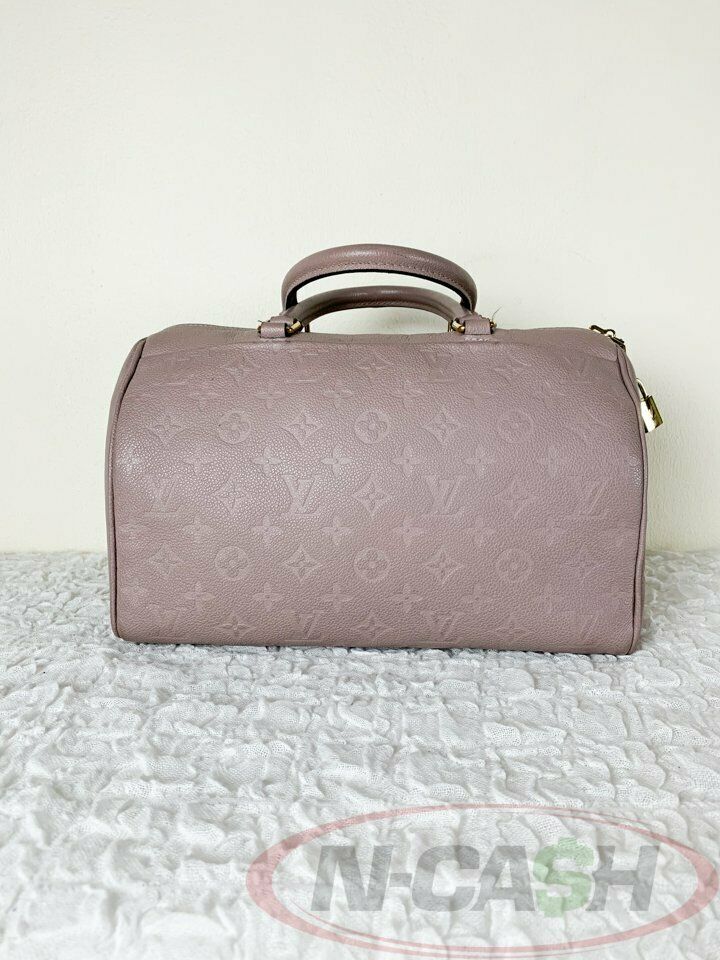 Louis Vuitton Mastic Monogram Empreinte Leather Speedy Bandouliere