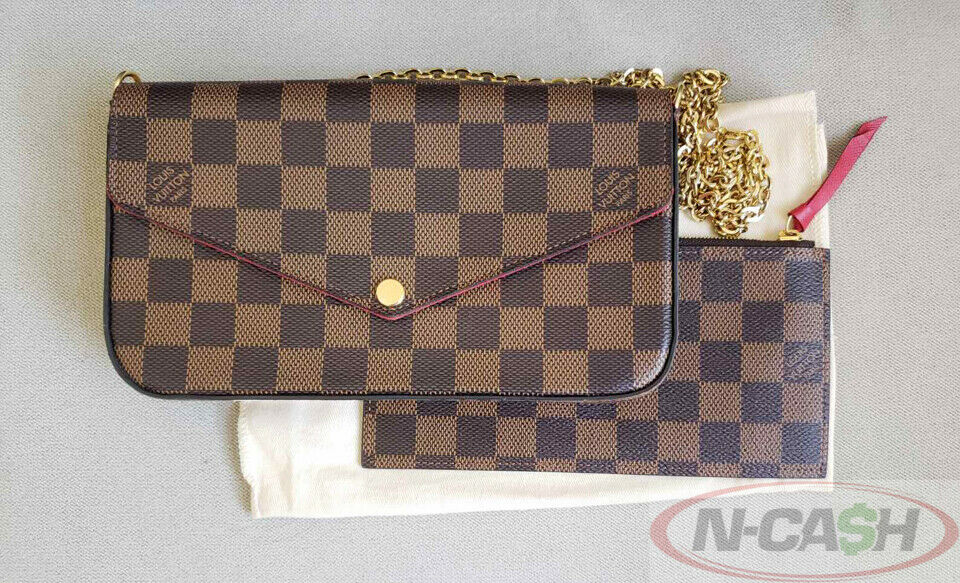 LV Louis Vuitton Classic Monogram Chain Bag, Luxury, Bags & Wallets on  Carousell