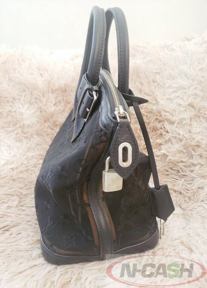 LOUIS VUITTON Black Monogram Transparence Lockit Bag | N-Cash