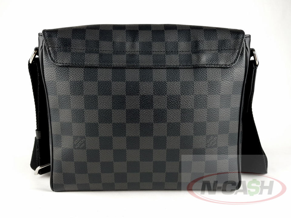 Louis Vuitton District PM Messenger Bag Damier Graphite Black