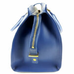 Yves Saint Laurent YSL Med Cabas Monogram Blue Smooth Bag_pawnshop2