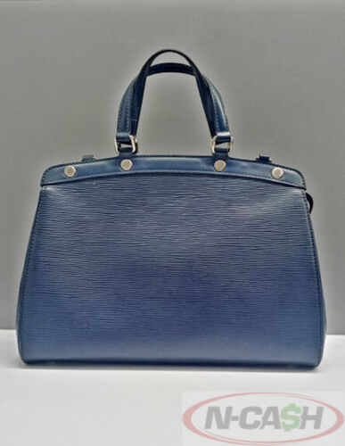 Louis Vuitton Brea Handbag in Navy Blue EPI Leather