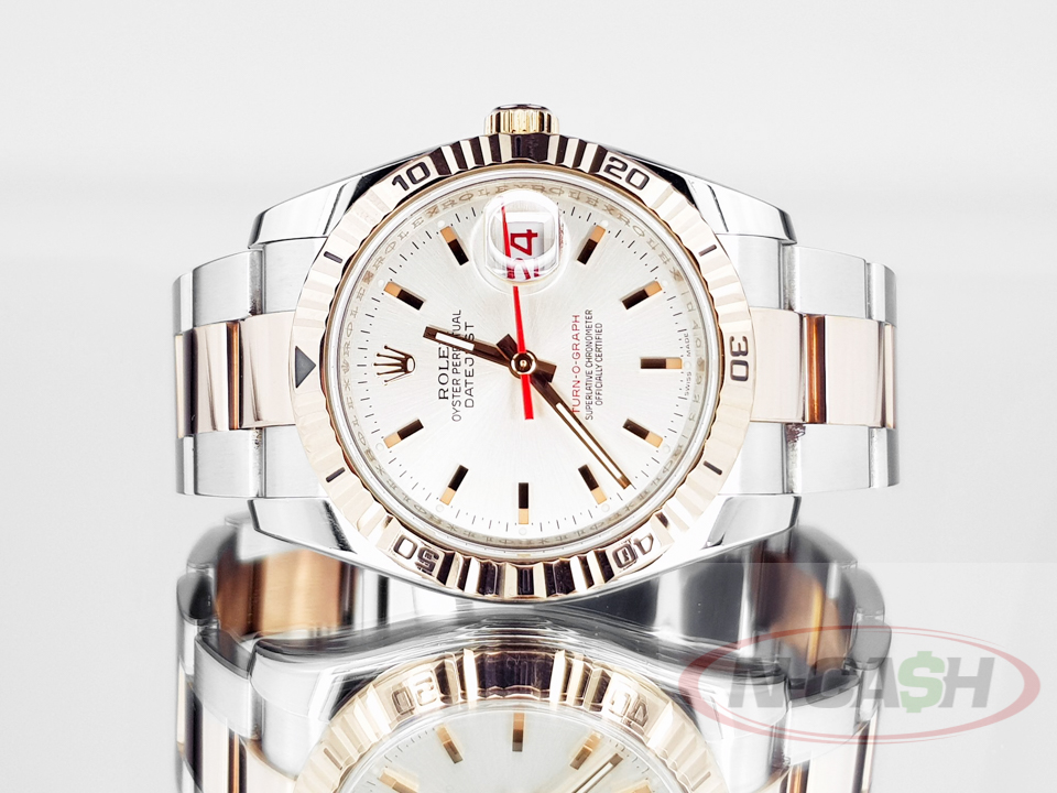 Rolex turn o on sale graph rose gold