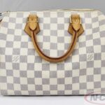 LOUIS VUITTON Speedy 25 Damier Azur Canvas Bag_pawnshop1